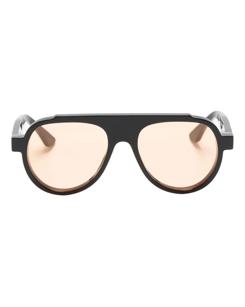Thierry Lasry Dynasty Pilotenbrille - Schwarz Schwarz