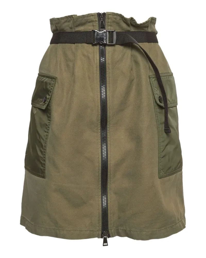 Moncler belted cargo skirt - Grün Grün