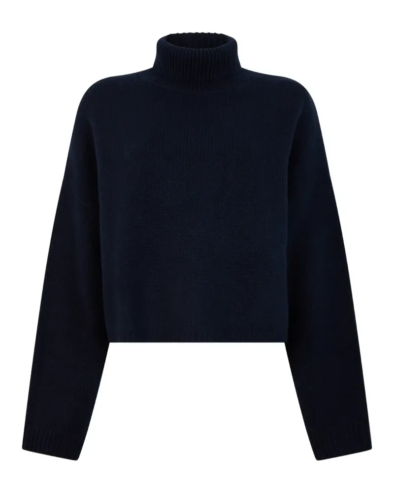 Lisa Yang ribbed-knit roll-neck sweater - Blau Blau