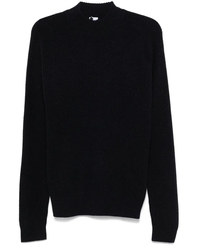 ASPESI Gerippter Strickpullover - Blau Blau