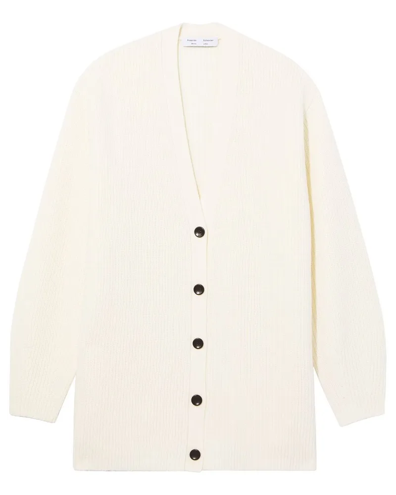 Proenza Schouler Langer Strickcardigan - Nude Nude