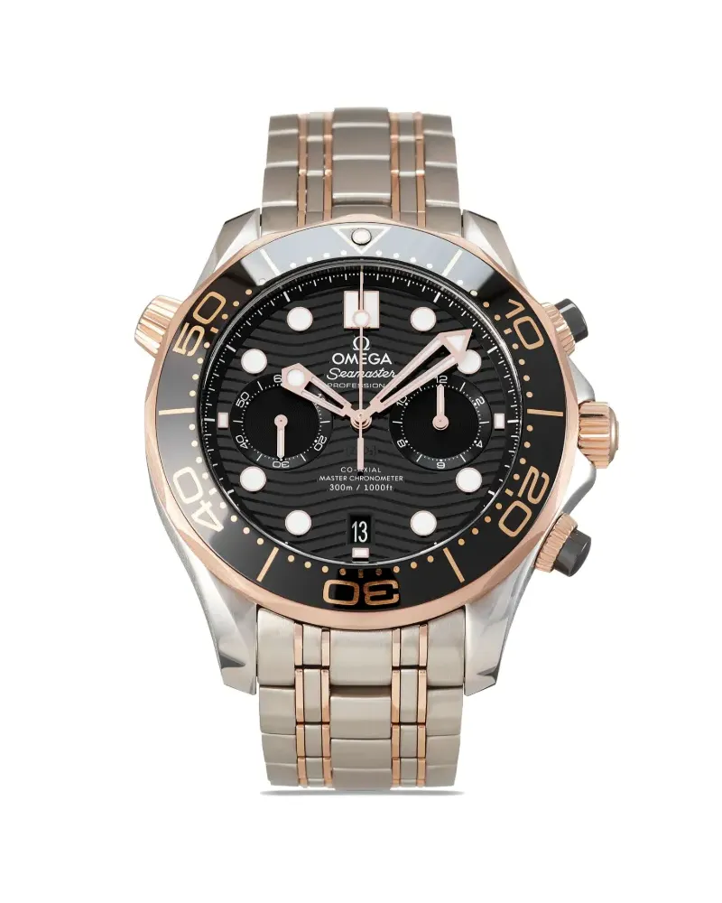Omega 2023 ungetragener Seamaster Diver 300M Chronograph 44mm - Schwarz Schwarz