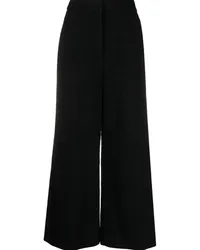 Moschino Hose mit weitem Bein Schwarz