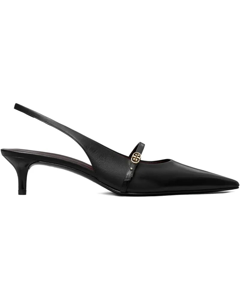 Tory Burch Slingback-Schuhe mit Schnalle - Schwarz Schwarz