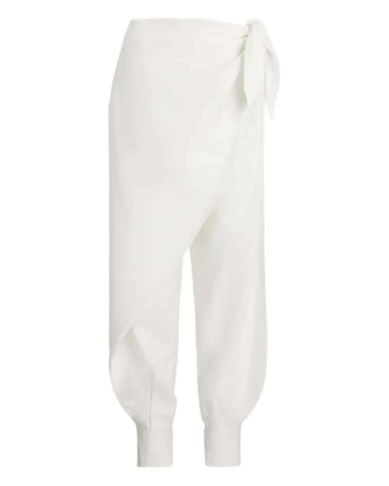 Ralph Lauren Hose im Wickelstil - Weiß Weiß