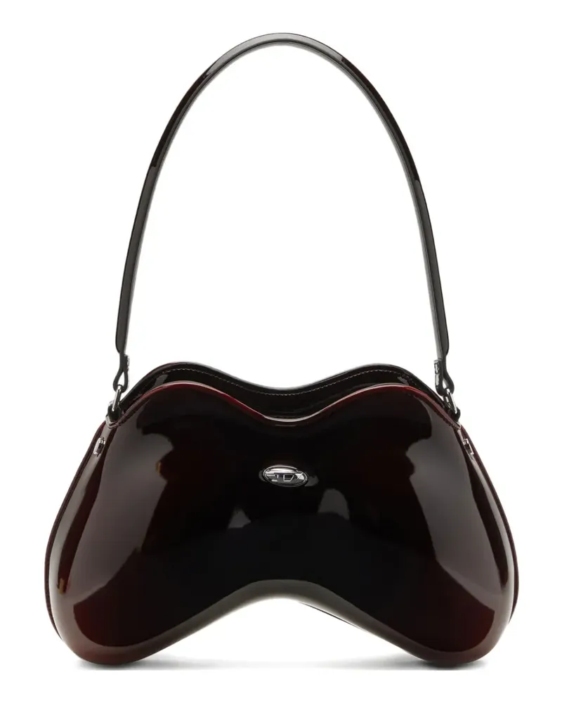 Diesel Double D-Rigid Schultertasche - Rot Rot