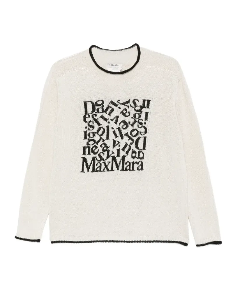 Max Mara Max Mara Attore printed sweater - Nude Nude