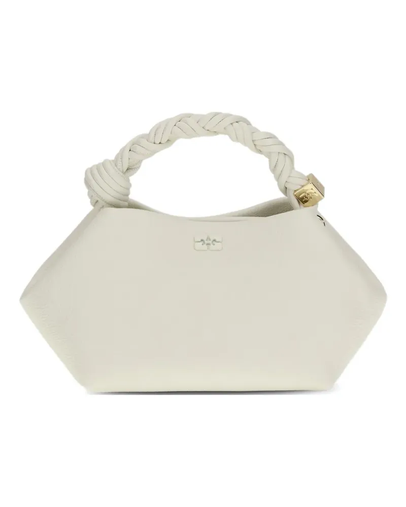 Ganni Kleine Bou Tote Bag aus gekörntem Leder - Nude Nude