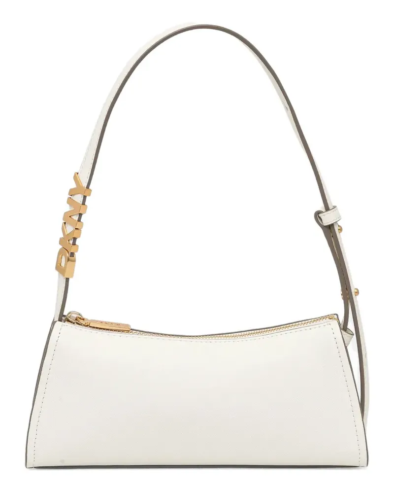 DKNY Avril logo zip tote bag - Weiß Weiß