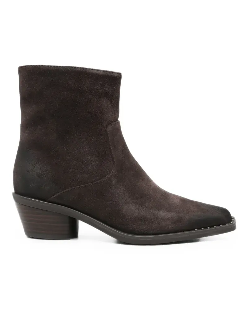 ash Hasley studded suede ankle boots - Braun Braun