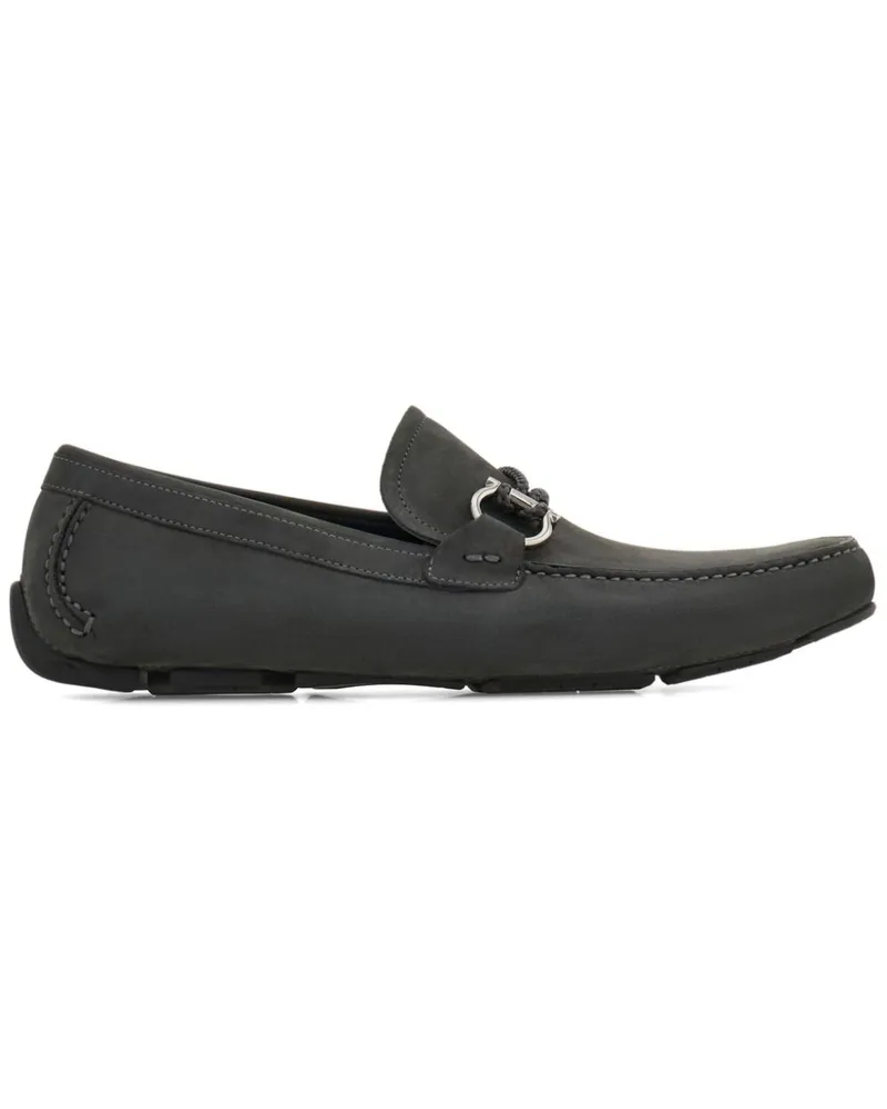 Ferragamo Loafer mit Gancini-Schild - Grau Grau