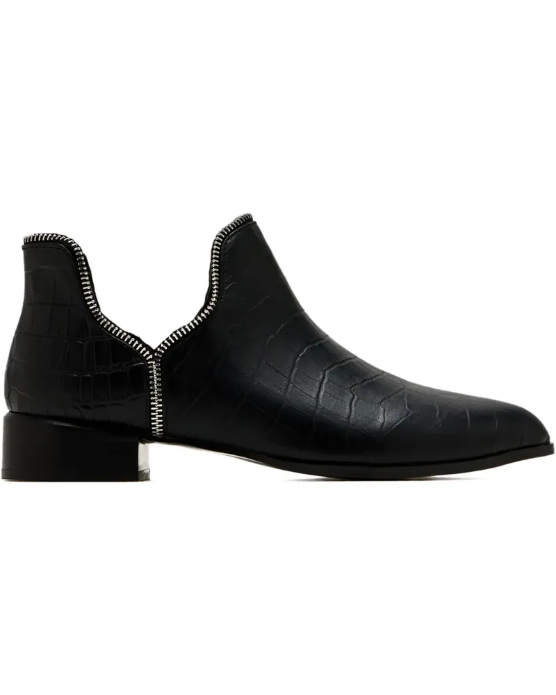 SENSO Stiefel mit Kroko-Effekt - Braun Braun