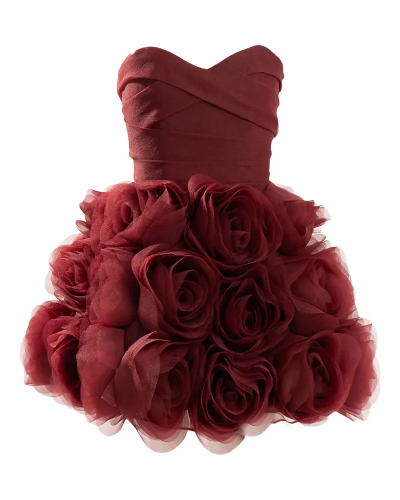 Ana Radu Schulterfreies Minikleid - Rot Rot