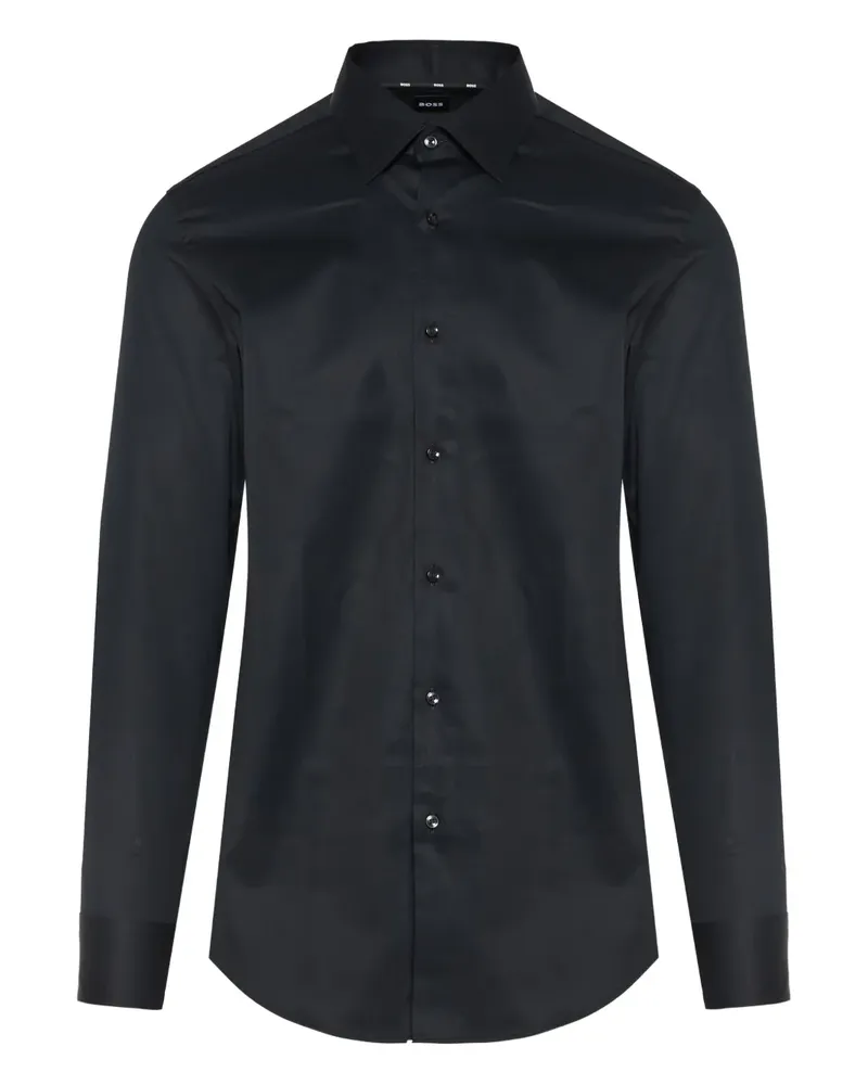 HUGO BOSS Klassisches Hemd - Schwarz Schwarz