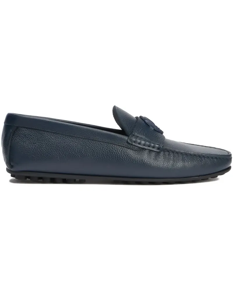 Roberto Cavalli leather loafers - Blau Blau