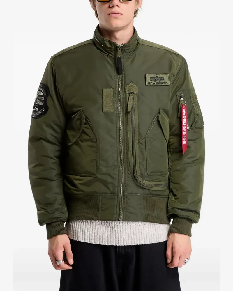 Alpha Industries Engine Bomberjacke - Grün Grün