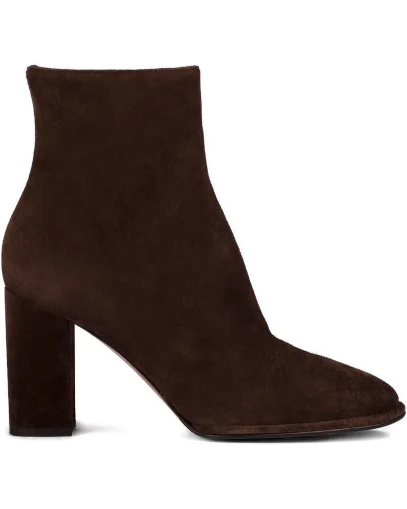 Le Silla Elsa Stiefeletten aus Wildleder 90mm - Braun Braun