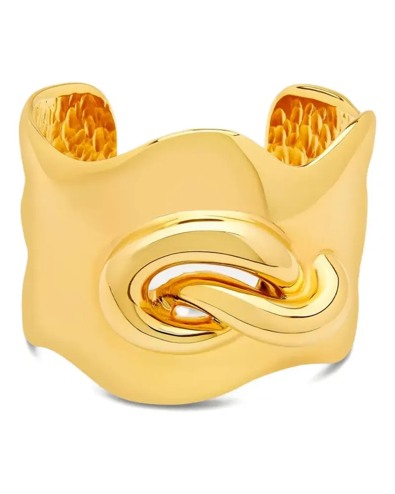 Oscar de la Renta Armreif mit Knotendetail - Gold Gold