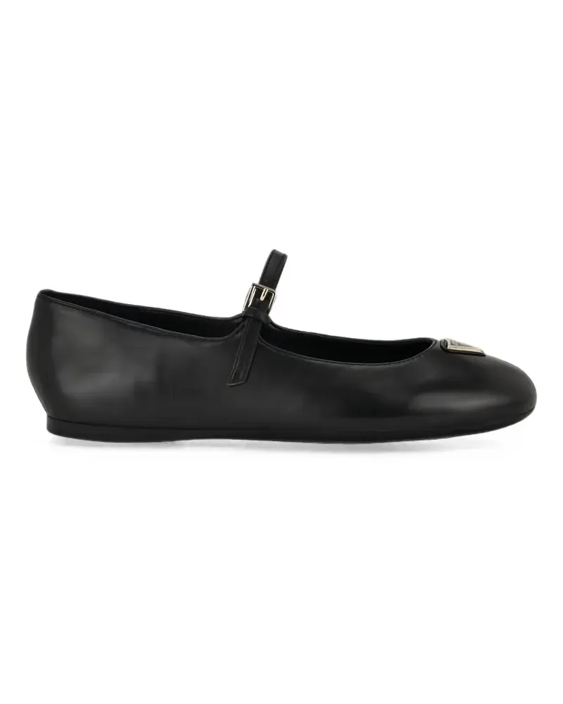 Guess Kalida logo-plaque ballet flats - Schwarz Schwarz