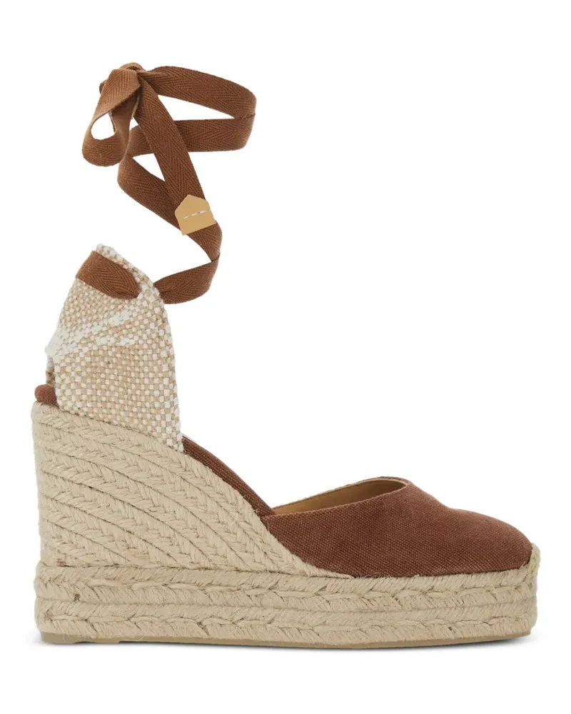 Castañer Carina Espadrilles mit Plateau - Braun Braun