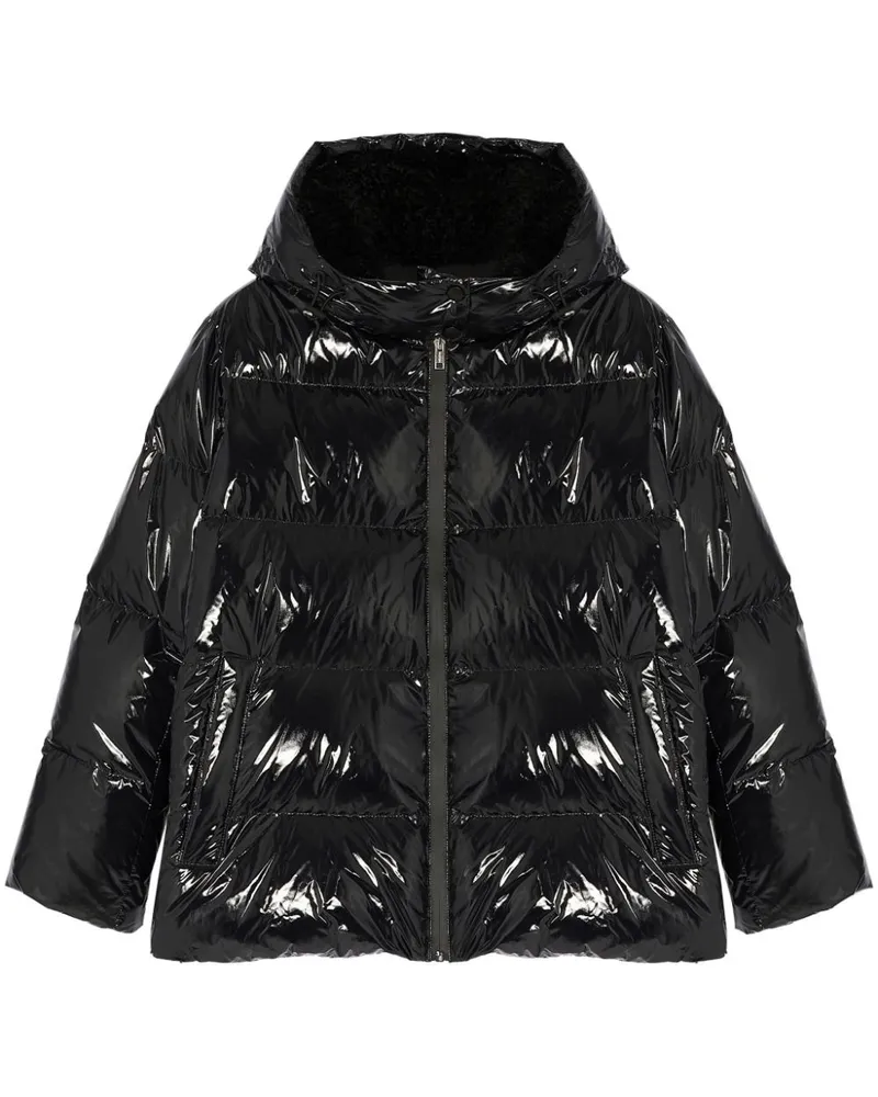 Yves Salomon Jacke mit Entendaunen - Schwarz Schwarz