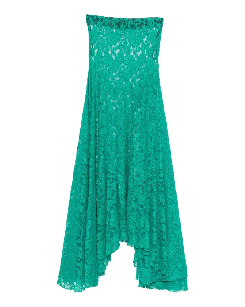 Barbara Bologna floral-lace asymmetric skirt - Grün Grün