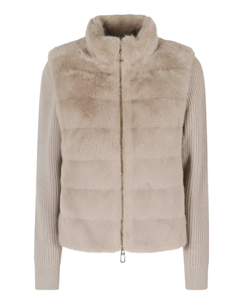 DUNO Nila panelled jacket - Nude Nude