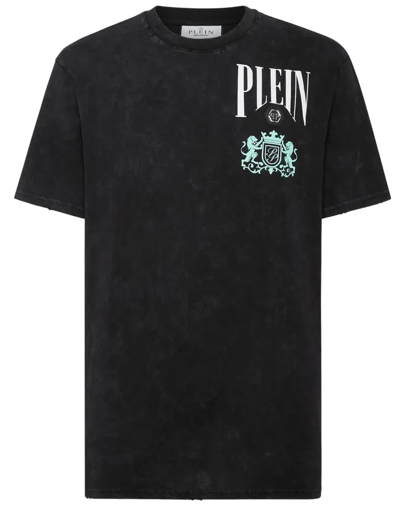 Philipp Plein T-Shirt mit Logo - Schwarz Schwarz