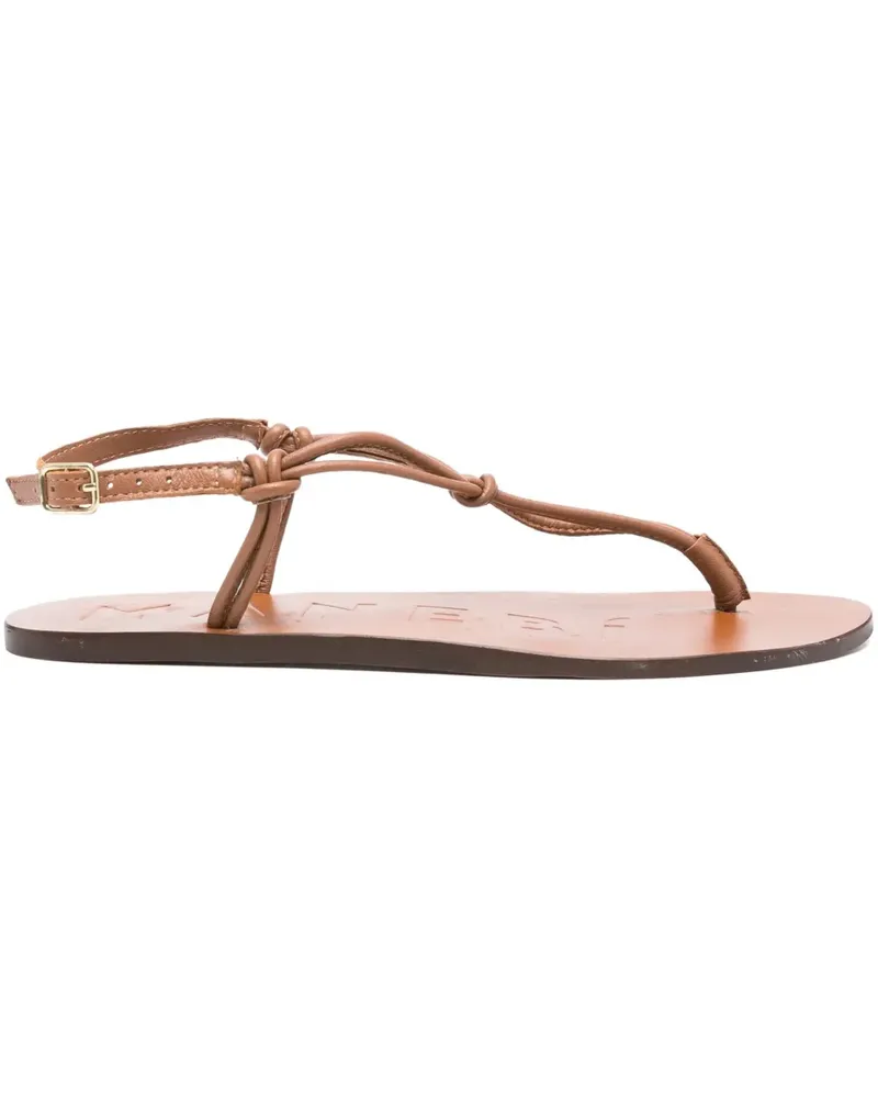Manebí Canyon Sandalen mit Knoten - Braun Braun