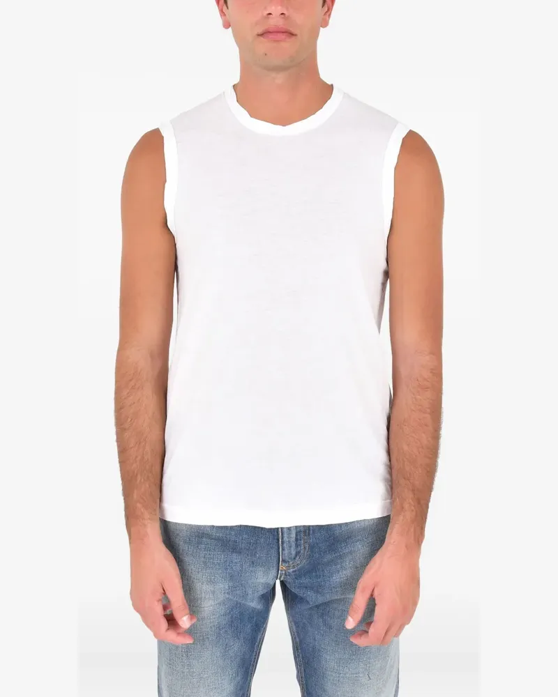 James Perse La Muscle Tanktop - Weiß Weiß