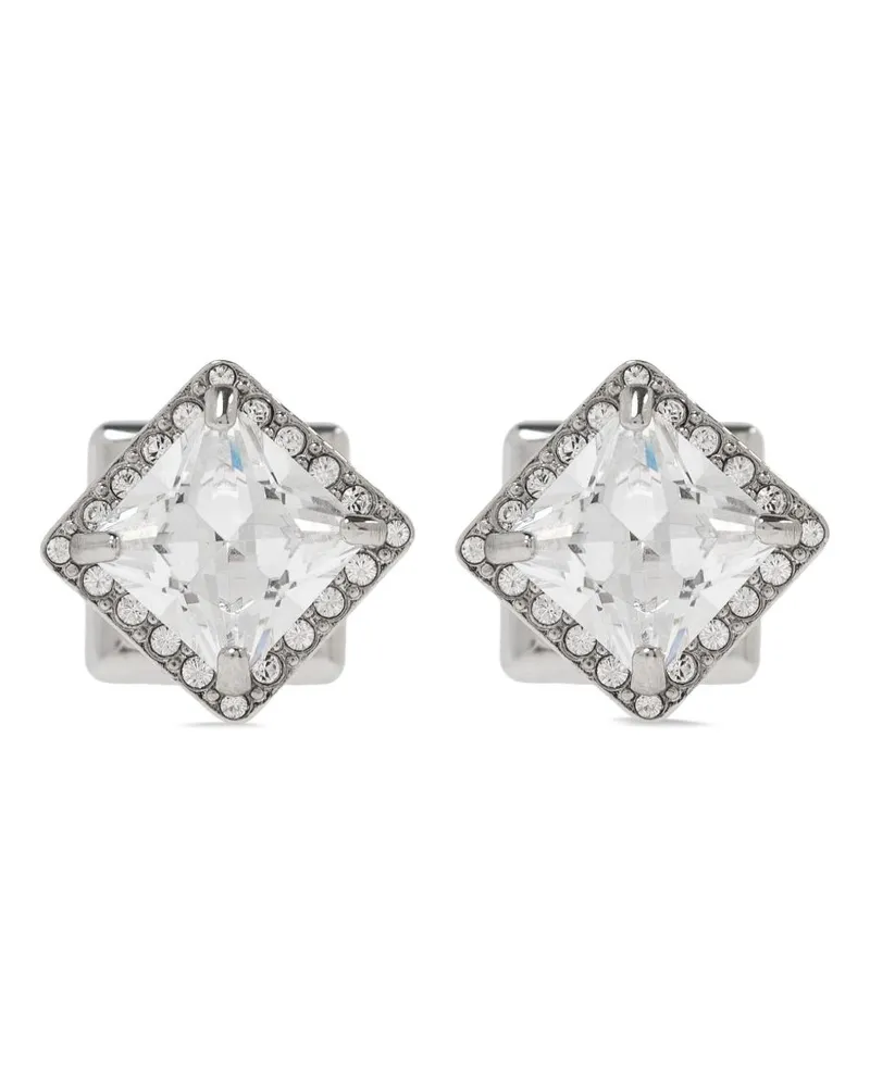 Balenciaga Ohrstecker mit Kristallen - Silber Silber