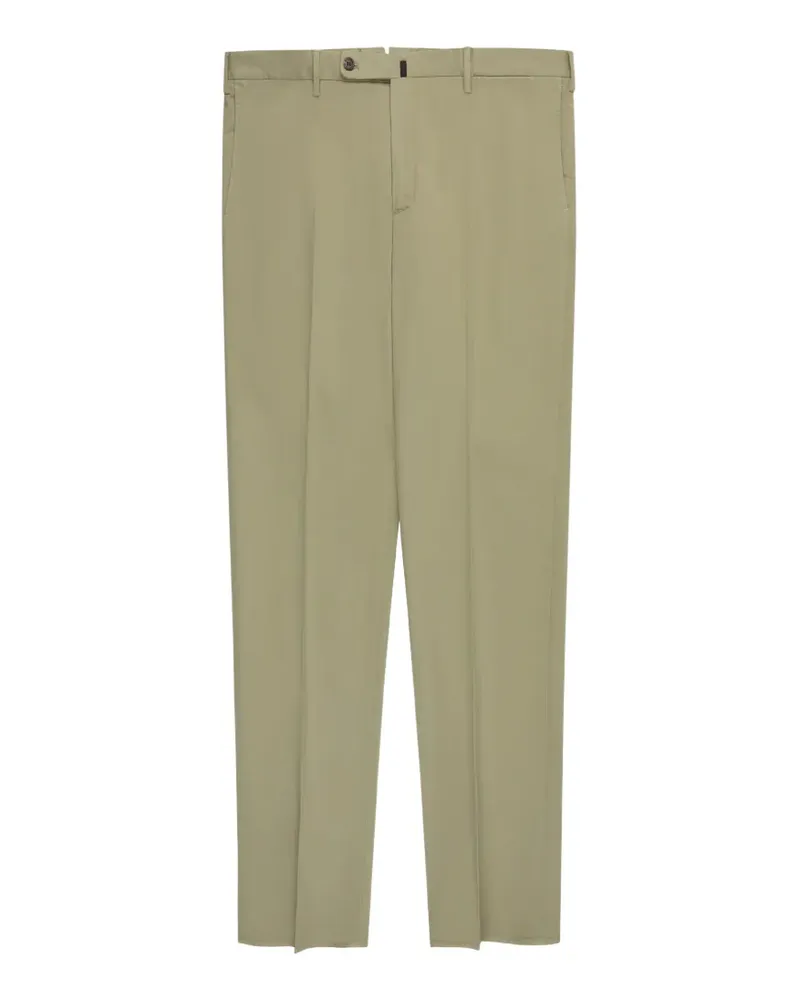 Incotex pressed-crease trousers - Grün Grün