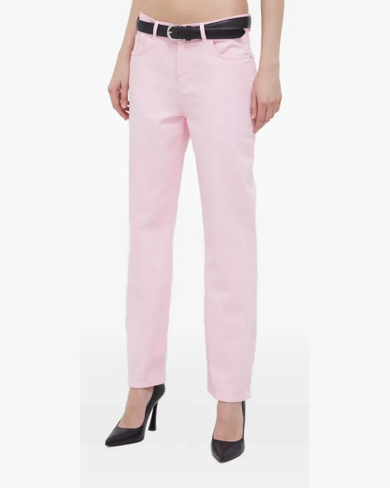 Moschino heart-appliqué jeans - Rosa Rosa