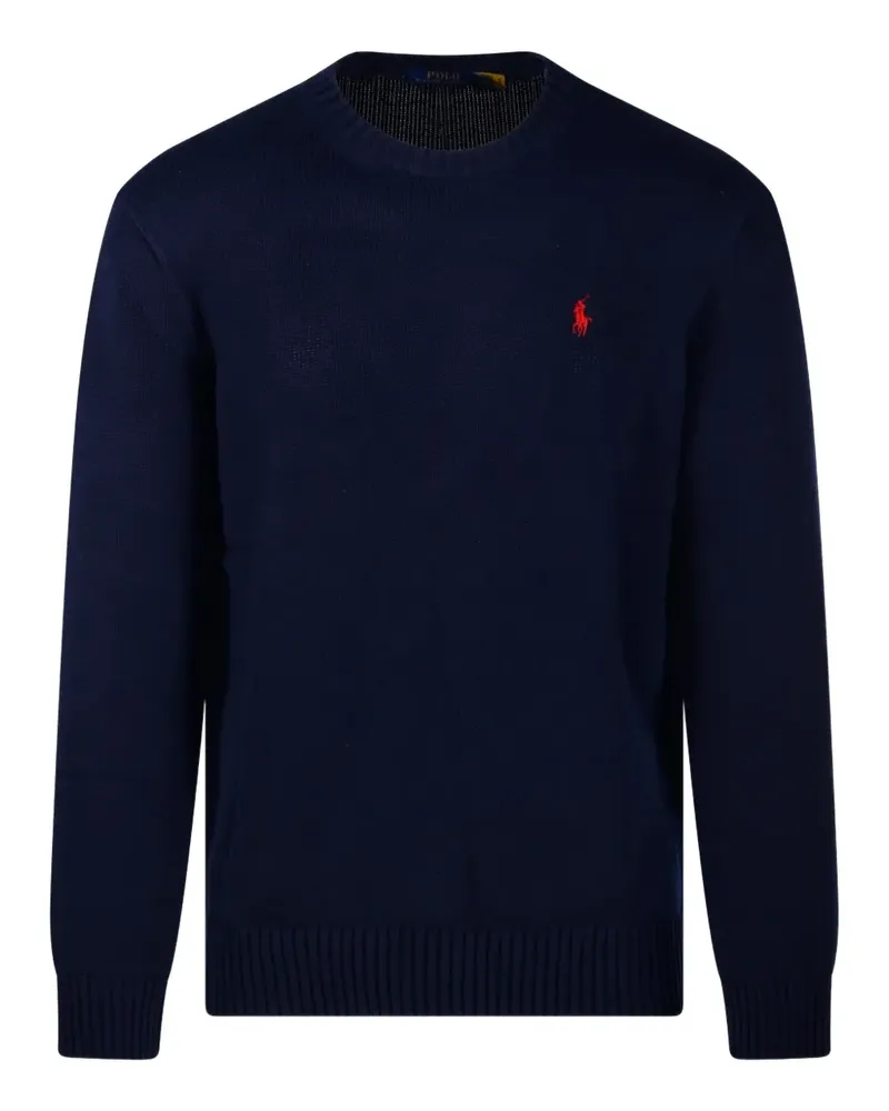Ralph Lauren Pullover mit Polo Pony-Stickerei - Blau Blau