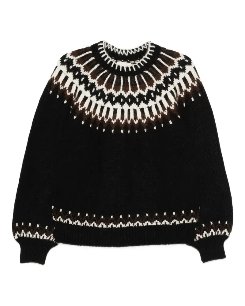 DÔEN Field sweater - Schwarz Schwarz