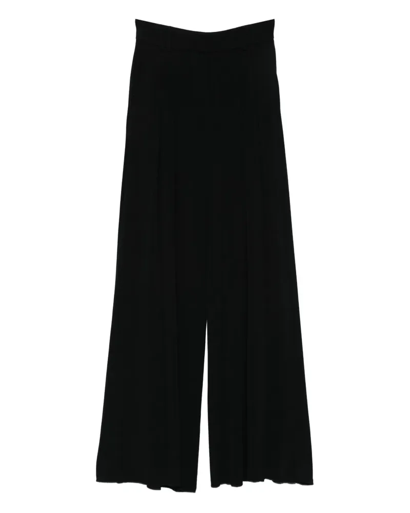Max Mara Plissierte Hose - Schwarz Schwarz