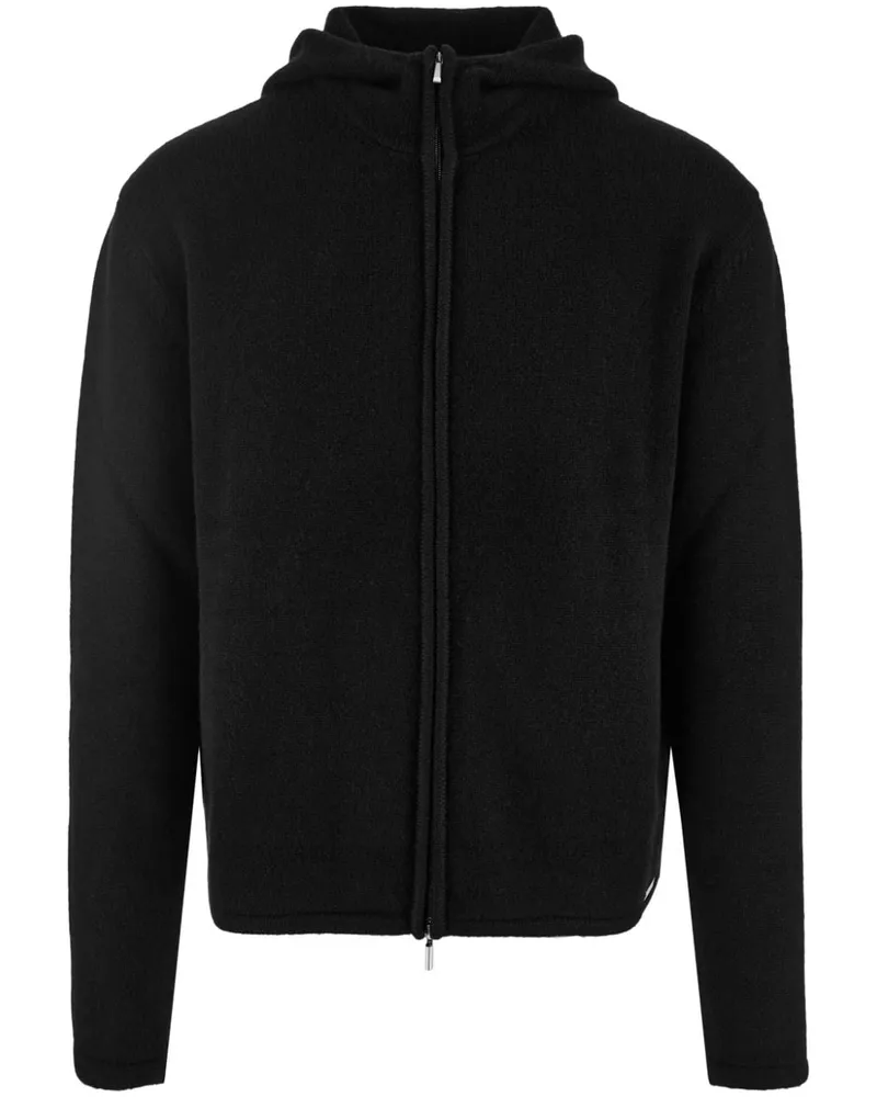 Ferragamo Kapuzenjacke aus Kaschmir - Schwarz Schwarz
