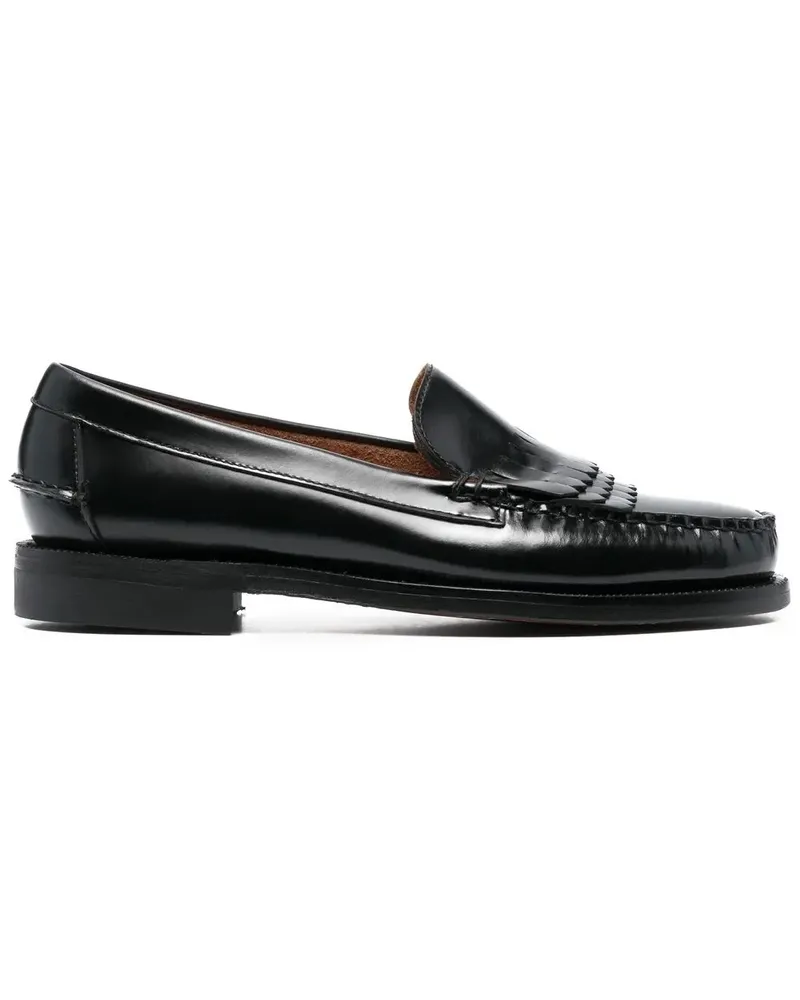 Sebago Penny-Loafer mit dicker Sohle 25mm - Schwarz Schwarz