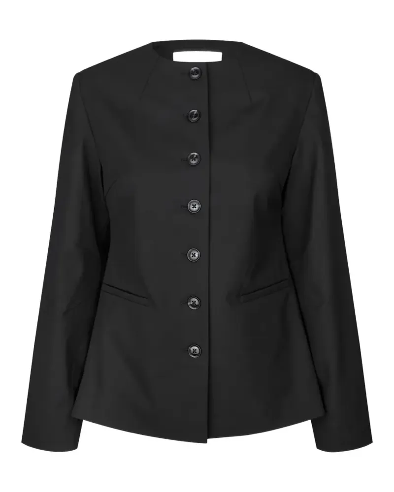 Samsøe & Samsøe Sarhino button-fastening blazer - Schwarz Schwarz