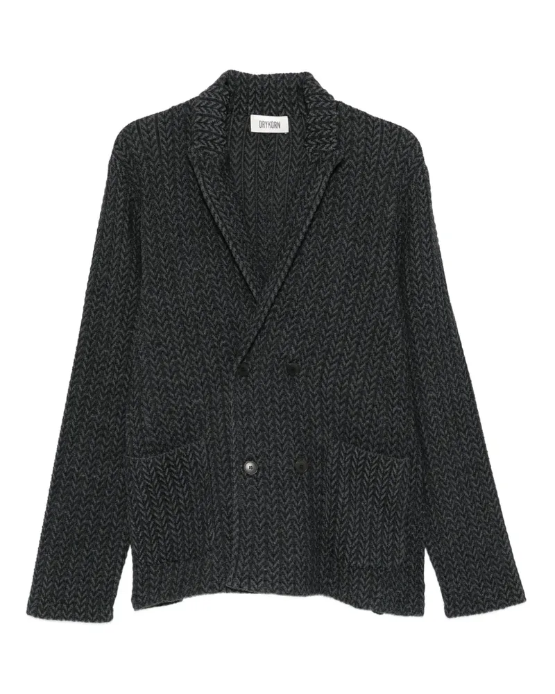 Drykorn Doppelreihiger Cardigan - Grau Grau