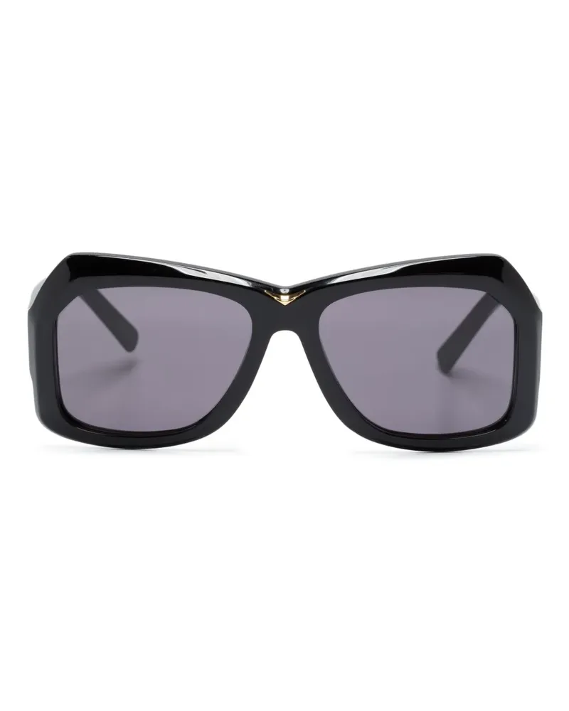 Marni Sonnenbrille im Oversized-Look - Schwarz Schwarz