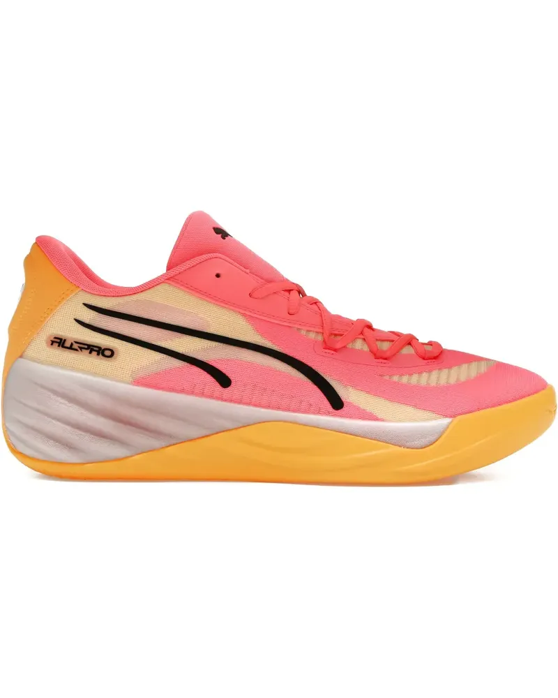 Puma All-Pro Nitro "Sunset Glow/Sun Stream/Black" Sneakers - Rosa Rosa