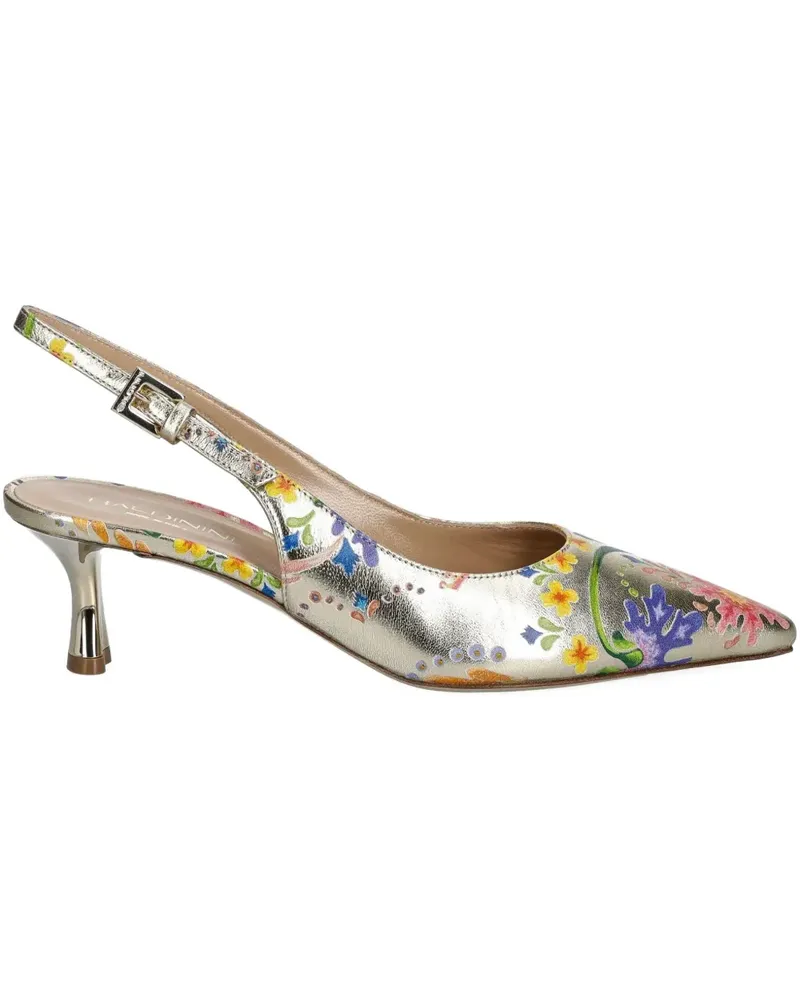 Baldinini Slingback-Pumps mit Print - Gold Gold