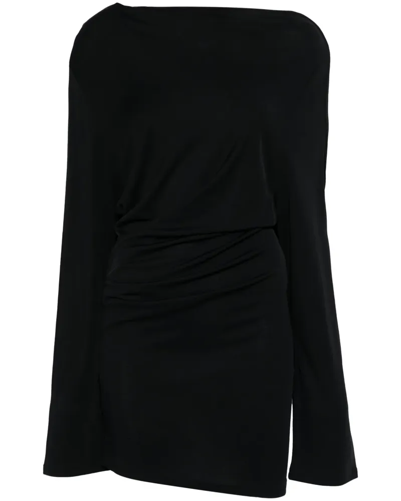 Jacquemus Drapiertes Minikleid - Schwarz Schwarz