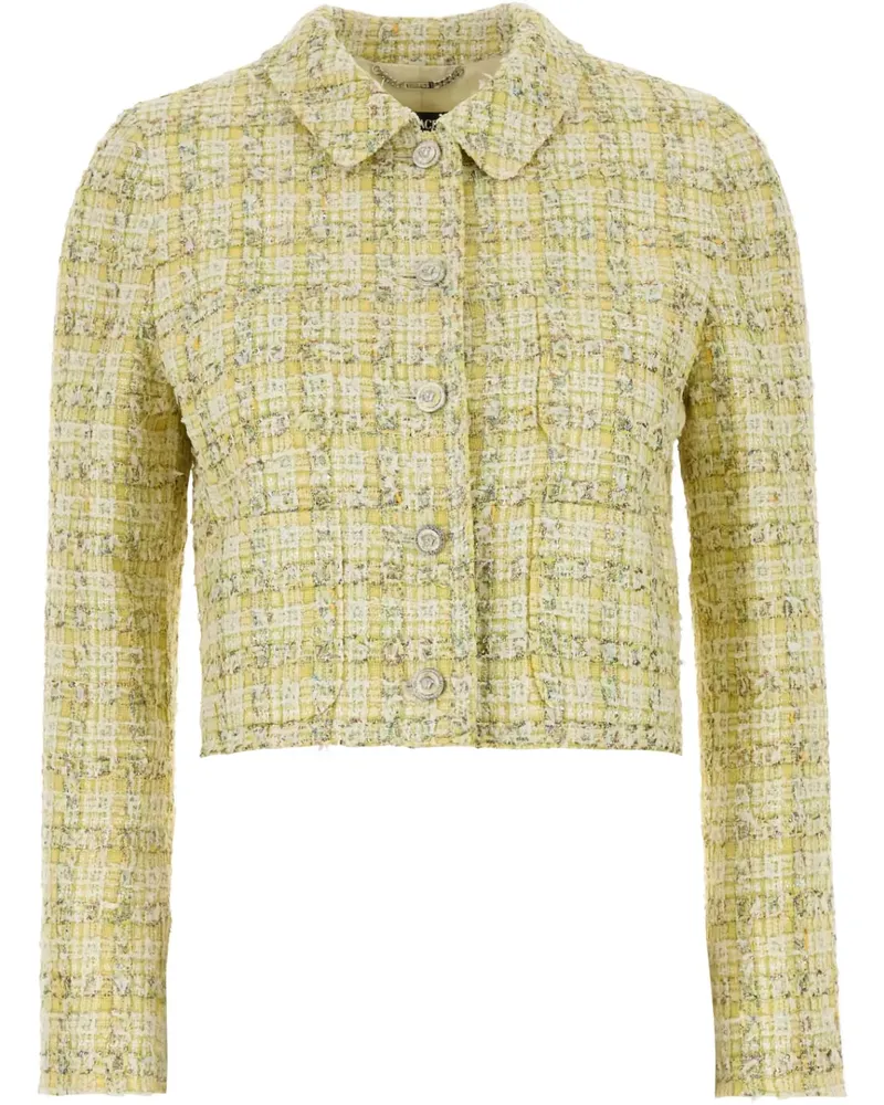 Versace Jacke aus Tweed - Grün Grün