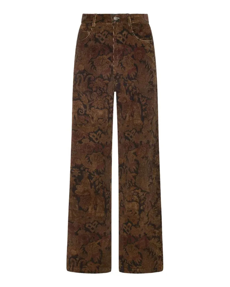 Pierre-Louis Mascia Gridox Hose mit geradem Bein - Braun Braun