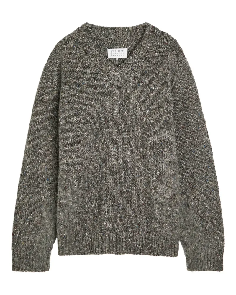 Maison Margiela V-neck sweater - Grau Grau
