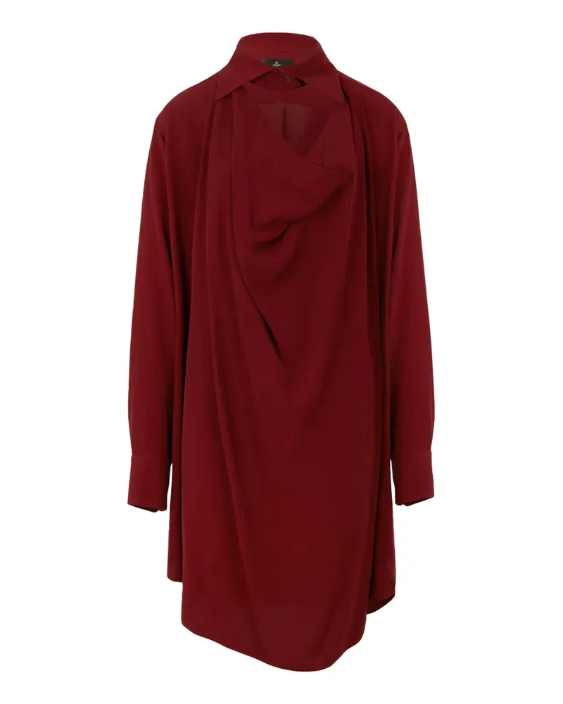 Vivienne Westwood Kleid mit eckigem Ausschnitt - Rot Rot