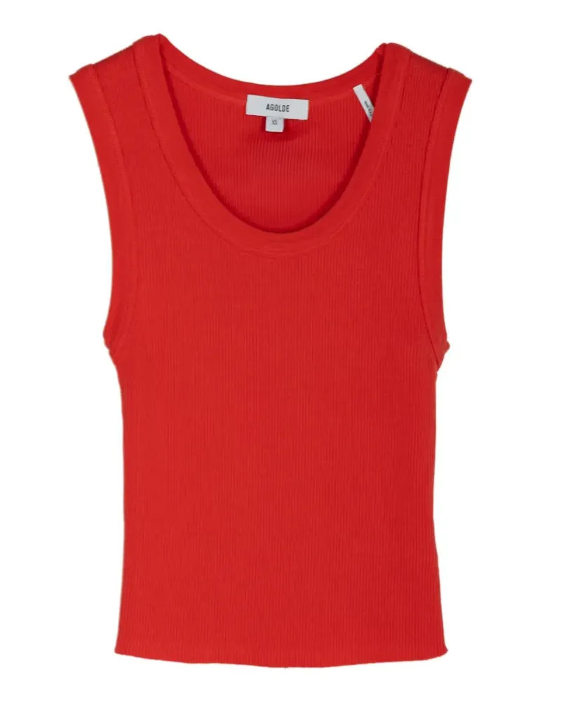 AGOLDE Poppy tank top - Rot Rot