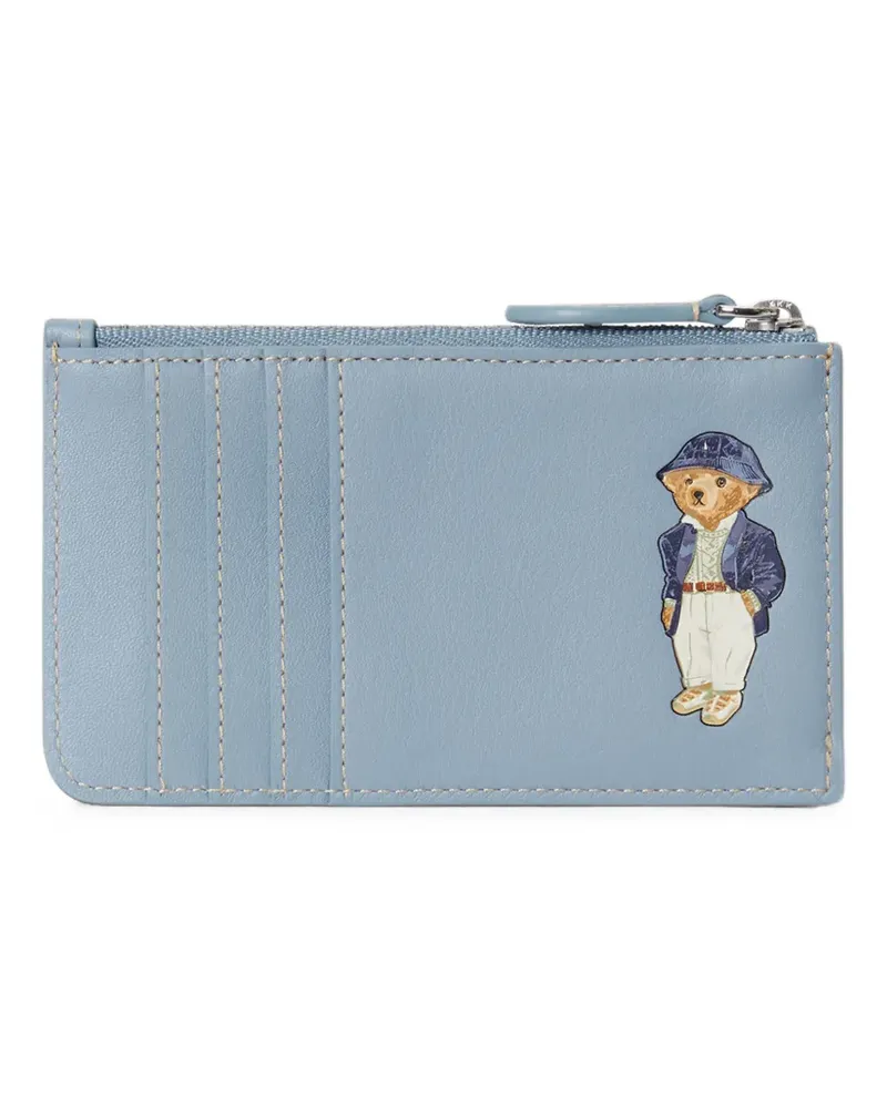 Ralph Lauren Kartenetui mit Polobär - Blau Blau